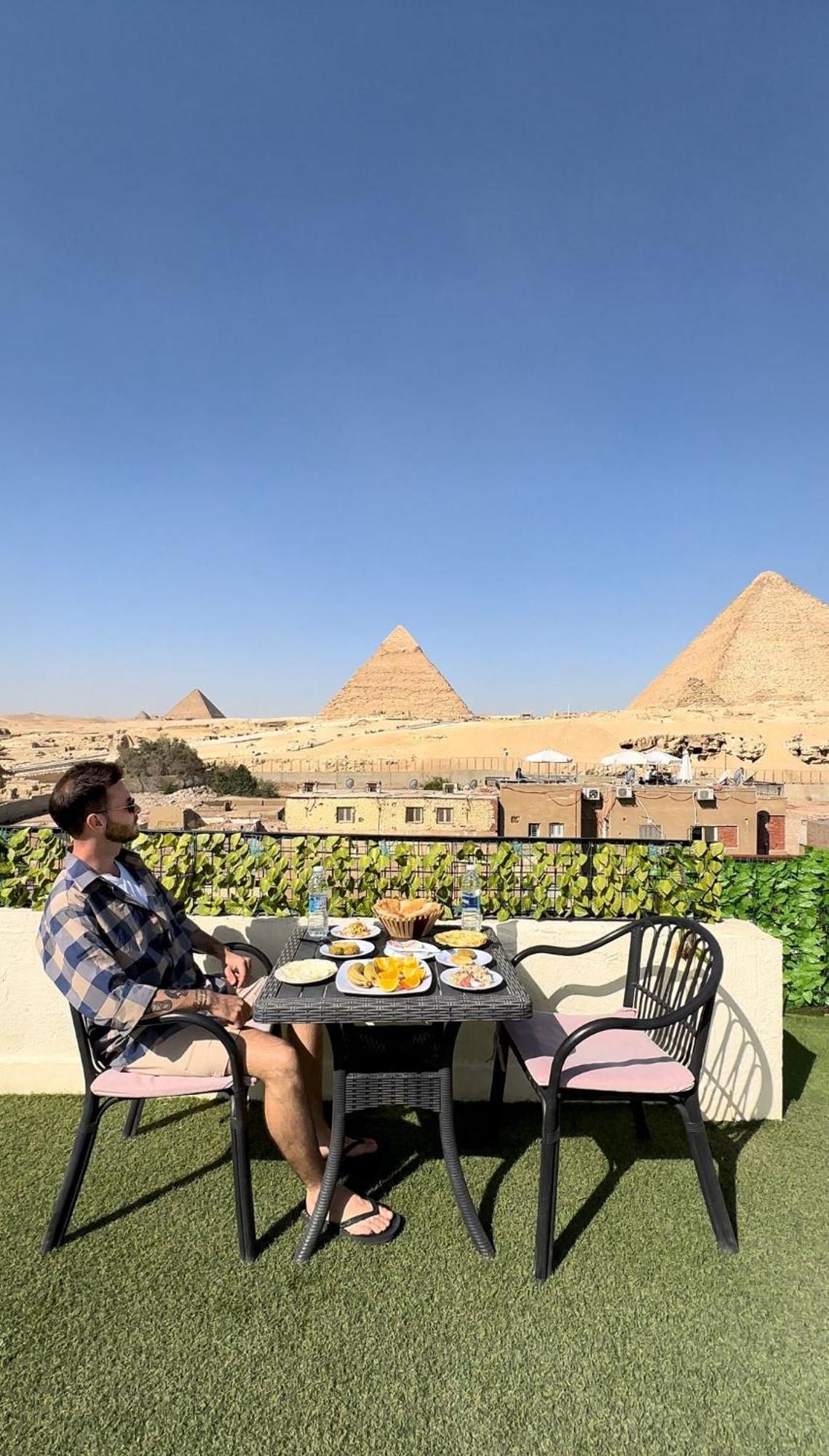 Solima Pyramids Inn Kafret el-Gabal Eksteriør billede