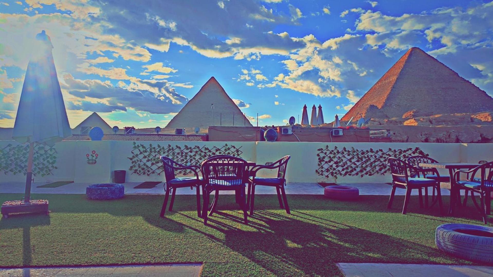 Solima Pyramids Inn Kafret el-Gabal Eksteriør billede