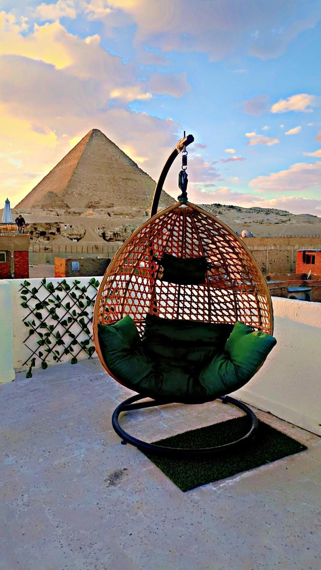 Solima Pyramids Inn Kafret el-Gabal Eksteriør billede