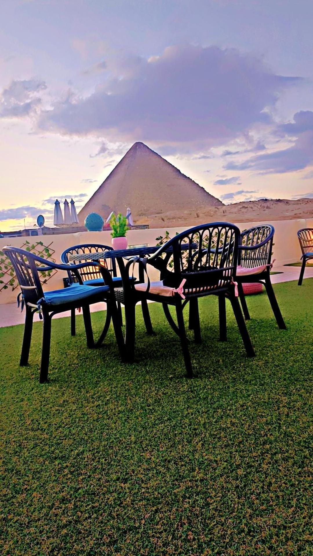 Solima Pyramids Inn Kafret el-Gabal Eksteriør billede