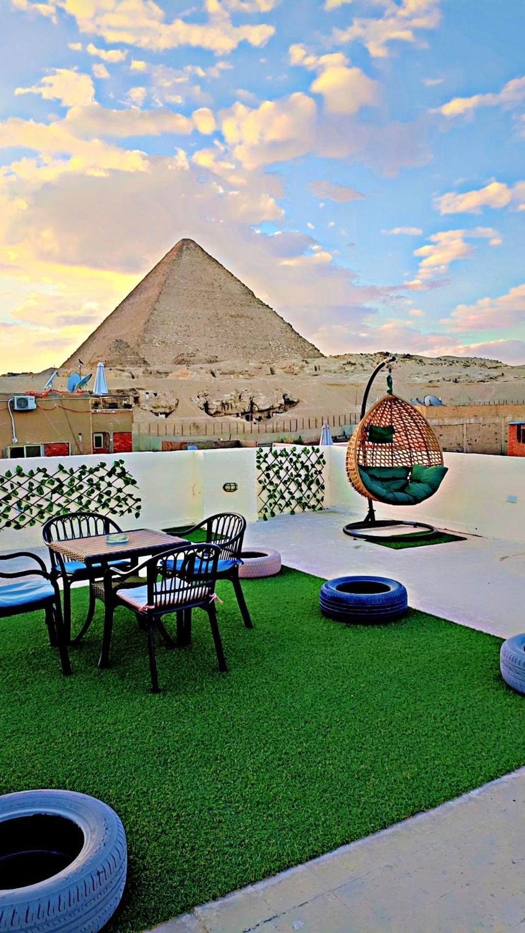 Solima Pyramids Inn Kafret el-Gabal Eksteriør billede